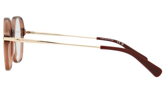 Lunettes de vue Longchamp Femme Marron Carré LO2804 Gauche