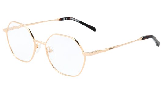 Lunettes de vue Zadig & Voltaire Femme Or Ovale Vzv394 Trois-Quart