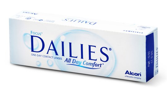 Lentilles de contact Focus Dailies All Day Comfort Boîte de 30