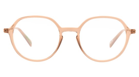 Lunettes de vue Levi's Femme Marron Ronde Lv1074 Face