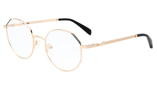 Lunettes de vue Zadig & Voltaire Femme Or Ronde Vzv386 Trois-Quart