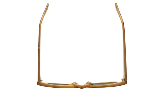 Lunettes de soleil Alternance Femme Marron Papillonnante Alt26203 Dessus