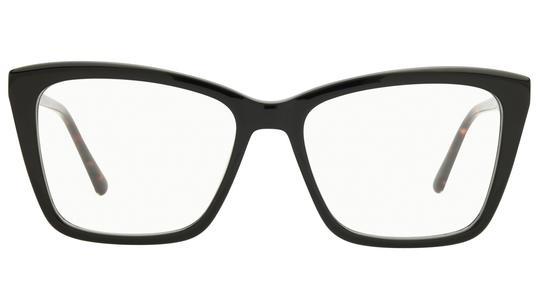 Lunettes de vue Jasma Femme Noir Papillonnante Jas2601 Face