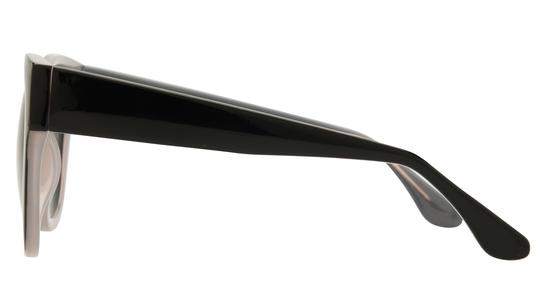 Lunettes de soleil Alternance Femme Noir Papillonnante Alt26203 Gauche