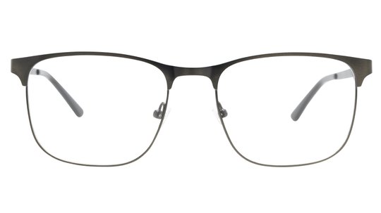 Lunettes de vue têtes à TETES Homme Gris Rectangle Tat2407 Face