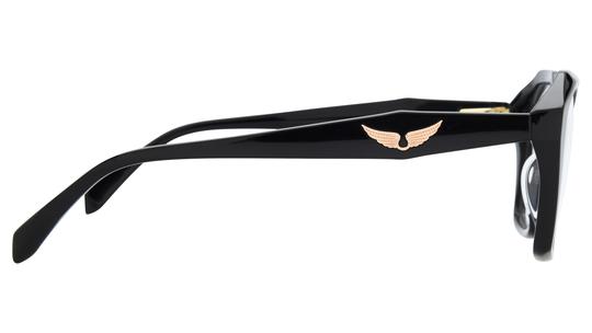 Lunettes de vue Zadig & Voltaire Femme Noir Papillonnante VZV500 Droite