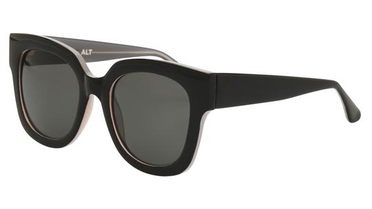 Lunettes de soleil Alternance Femme Noir Papillonnante Alt26203 Trois-Quart