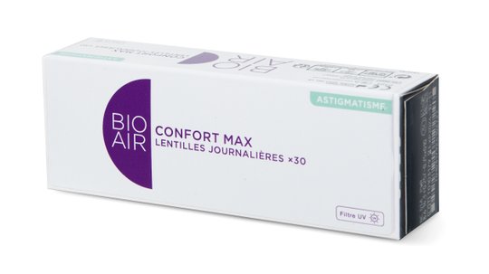 Lentilles de contact Bio Air Confort Max astigmate Boîte de 30