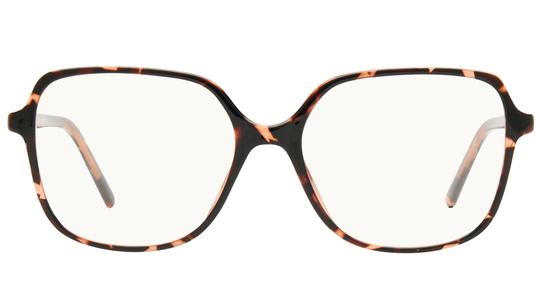 Lunettes de vue têtes à TETES Femme Ecaille Carré Tat2304 Face