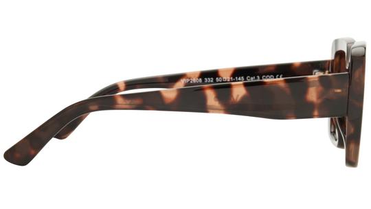 Lunettes de soleil VIP Femme Ecaille Rectangle Vip2608 Droite