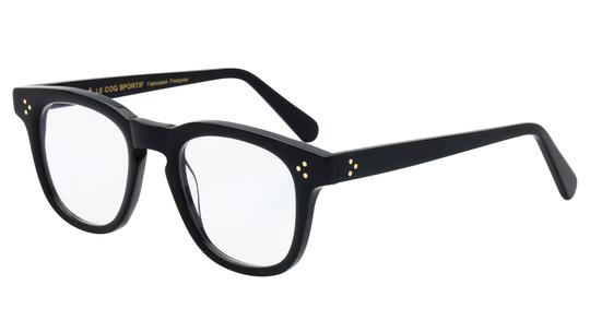 Lunettes de vue Le Coq Sportif Homme Noir Carré Lcs2506 Trois-Quart