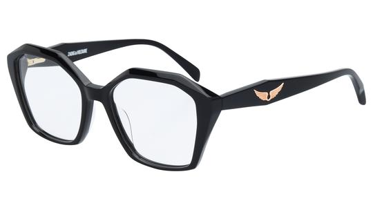 Lunettes de vue Zadig & Voltaire Femme Noir Papillonnante VZV500 Trois-Quart