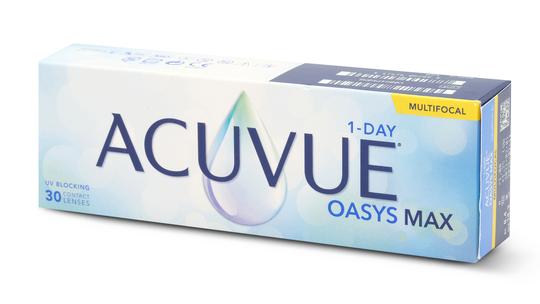 Lentilles de contact 1 Day Acuvue Oasys Max Multifocal Medium Boîte de 30