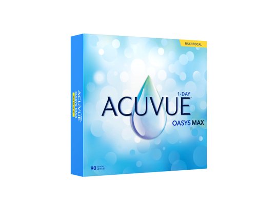 Lentilles de contact 1 Day Acuvue Oasys Max Multifocal Medium Boîte de 90