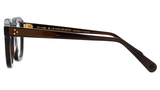 Lunettes de vue Le Coq Sportif Homme Marron Ovale Lcs2507 Gauche