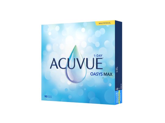 Lentilles de contact 1 Day Acuvue Oasys Max Multifocal Medium Boîte de 90