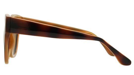 Lunettes de soleil Alternance Femme Marron Papillonnante Alt26203 Gauche