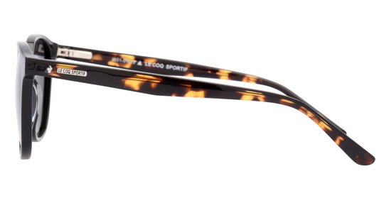 Lunettes de soleil Le Coq Sportif Homme Noir Carré Lcs2204/S Gauche