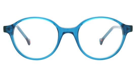 Lunettes de vue têtes à TETES Enfant Bleu Ronde Tat2406E+ Face