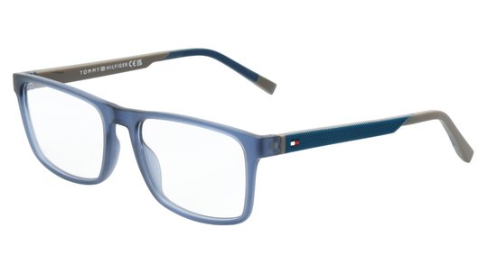 Lunettes de vue Tommy Hilfiger Homme Bleu Rectangle Th2148 Trois-Quart