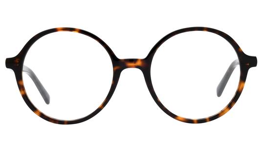 Lunettes de vue La Paresseuse Femme Ecaille Ronde Par2603 Face