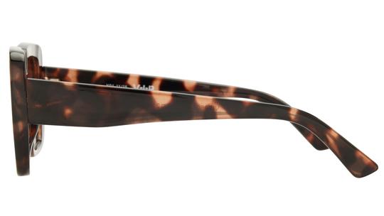 Lunettes de soleil VIP Femme Ecaille Rectangle Vip2608 Gauche