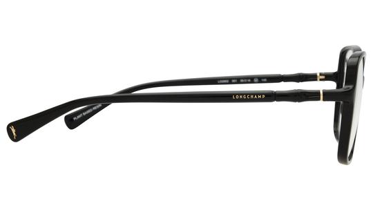 Lunettes de vue Longchamp Femme Noir Carré LO2802 Droite