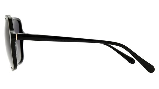 Lunettes de soleil Pol&Sun Femme Noir Carré Pos2514 Gauche