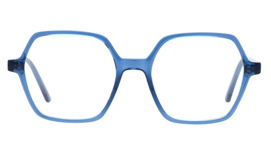 Lunettes de vue Alternance Femme Bleu Carré alternance Face