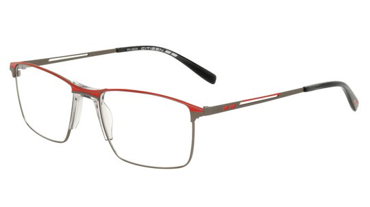 Lunettes de vue Citizen Homme Gris Rectangle Ctz2405 Trois-Quart