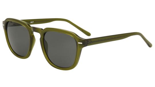 Lunettes de soleil Alternance Mixte Transparent Rectangle Alt26202 Trois-Quart