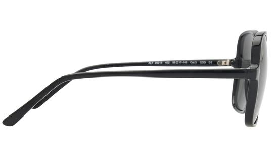 Lunettes de soleil Alternance Femme Noir Rectangle Alt25215 Droite