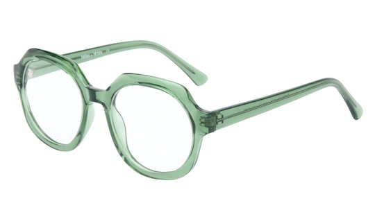 Lunettes de vue têtes à TETES Femme Vert Carré Tat2401 Trois-Quart