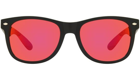 Lunettes de soleil VIP Mixte Noir Wayfarer vip2507 Face