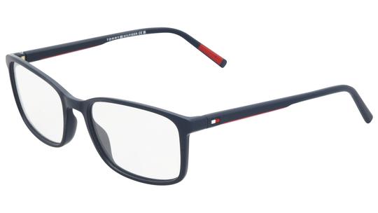Lunettes de vue Tommy Hilfiger Homme Bleu Rectangle Th2327 Trois-Quart