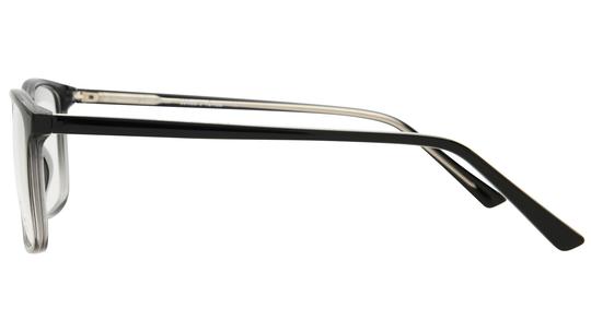 Lunettes de vue têtes à TETES Homme Noir Rectangle tat2603 Gauche