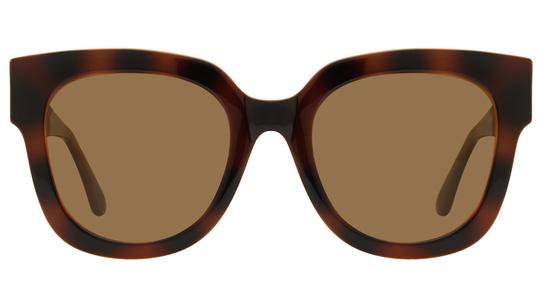 Lunettes de soleil Alternance Femme Marron Papillonnante Alt26203 Face