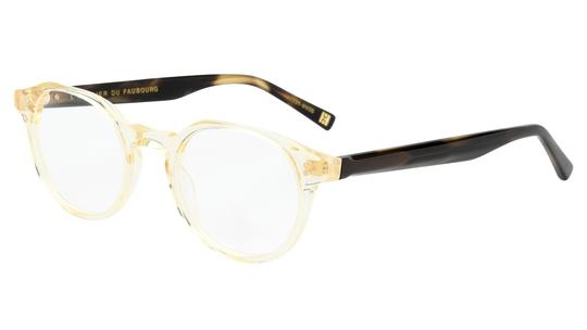 Lunettes de vue L'Atelier du Faubourg Homme Jaune Pantos Adf2501 Trois-Quart