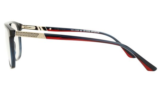 Lunettes de vue Le Coq Sportif Homme Bleu Aviateur Lcs2512 Gauche