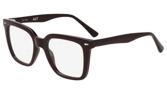 Lunettes de vue Alternance Femme Rouge Carré alt26107 Trois-Quart
