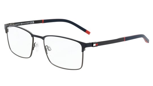 Lunettes de vue Tommy Hilfiger Homme Bleu Rectangle Th2139 Trois-Quart