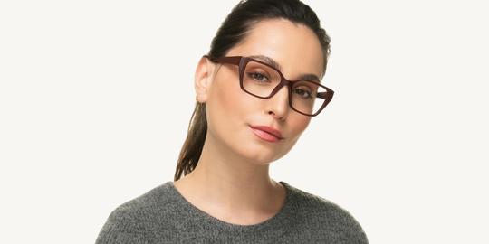 Lunettes de vue Alternance Femme Rouge Papillonnante Alt25107 Face
