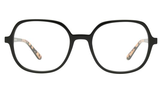 Lunettes de vue La Paresseuse Femme Noir Carré Par2407 Face