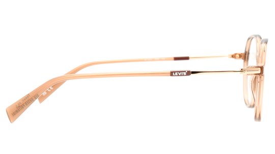 Lunettes de vue Levi's Femme Marron Ronde Lv1074 Droite