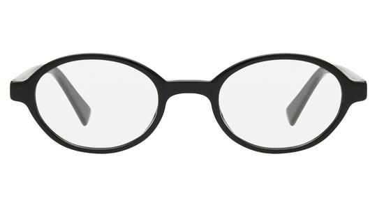 Lunettes de vue Alternance Femme Noir Ovale Alt25109 Face