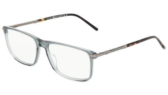 Lunettes de vue Tommy Hilfiger Homme Bleu Rectangle Th2332 Trois-Quart
