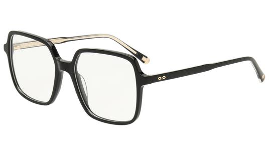 Lunettes de vue Jasma Femme Noir Carré Jas2501 Trois-Quart