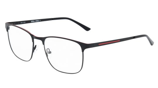 Lunettes de vue têtes à TETES Homme Gris Rectangle Tat2407 Trois-Quart