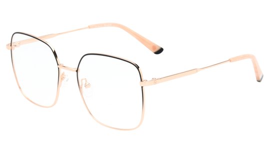 Lunettes de vue Siralya Femme Or Carré Sir2402 Trois-Quart