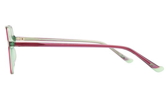 Lunettes de vue Lunatic Femme Transparent Carré Lun2408 Gauche